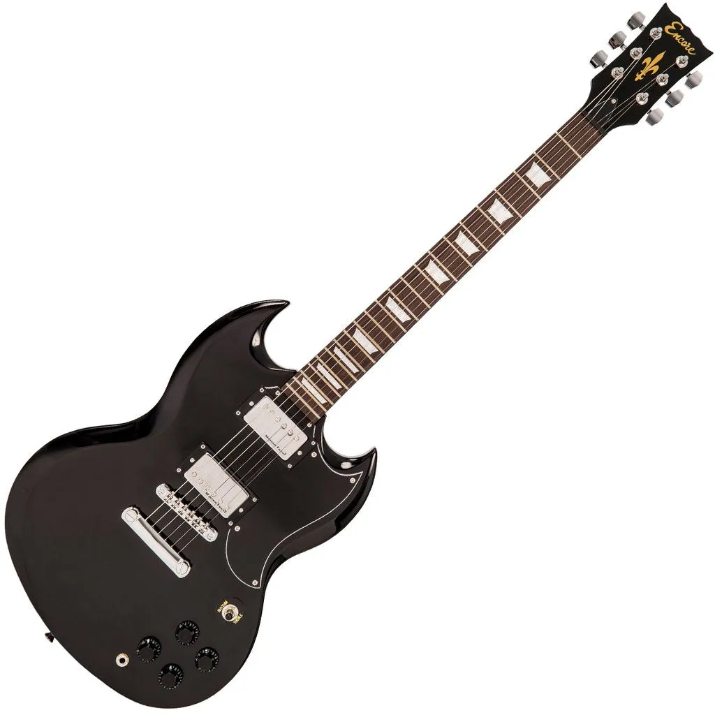Encore EBP-E69BLK Electric Guitar Pack Gloss Black