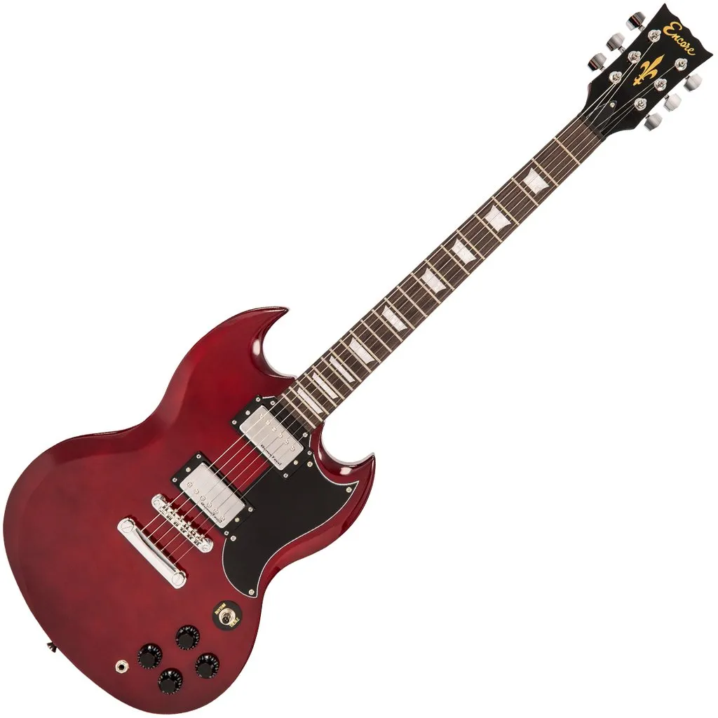 Encore EBP-E69CR Electric Guitar Pack Cherry Red