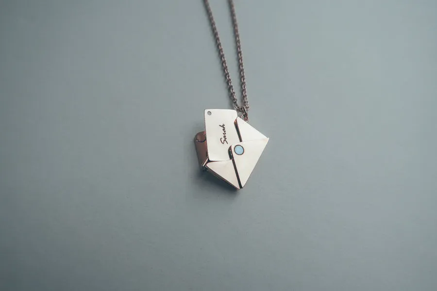 Envelope Locket | Necklace | Personalise