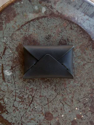 Envelope Wallet - Horween Black Essex