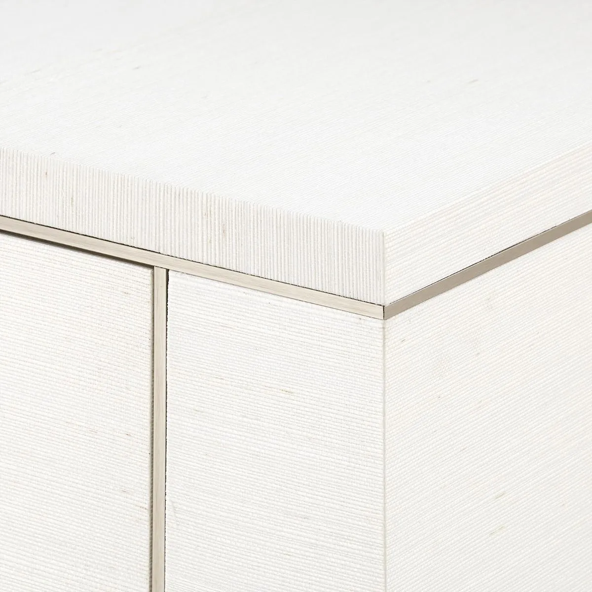 Ethan 3-Drawer End Table / Sand White