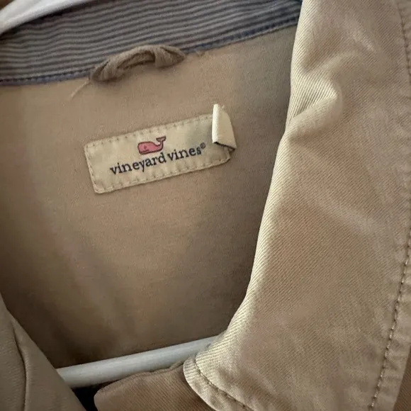 EUC VINEYARD VINES WOMEN'S GARMENT DYED UTILITY JACKET SIZE M EXCELLENT