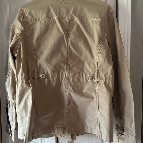 EUC VINEYARD VINES WOMEN'S GARMENT DYED UTILITY JACKET SIZE M EXCELLENT