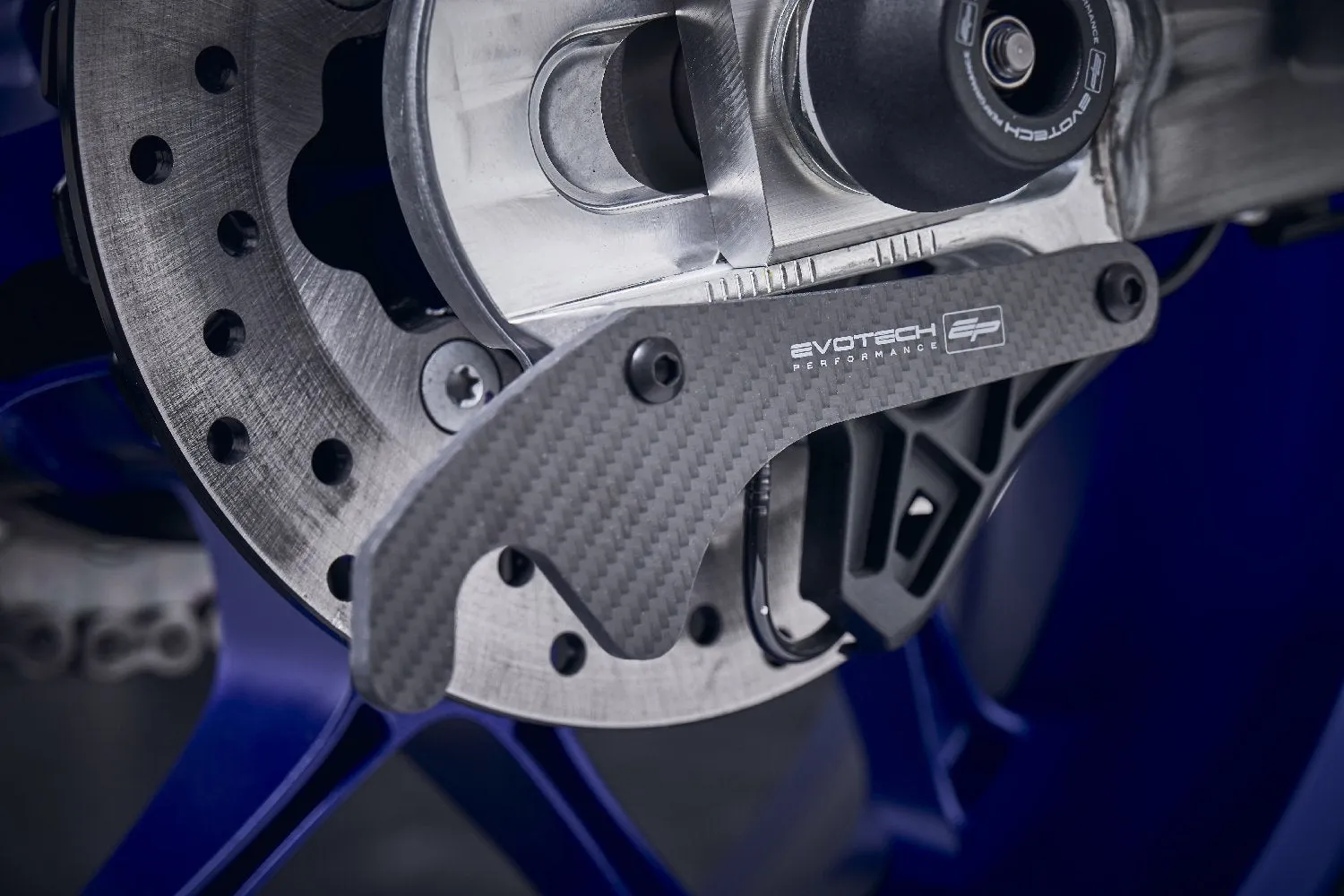 Evotech Carbon Fibre Paddock Stand Plates - Yamaha YZF-R1M (2020 )