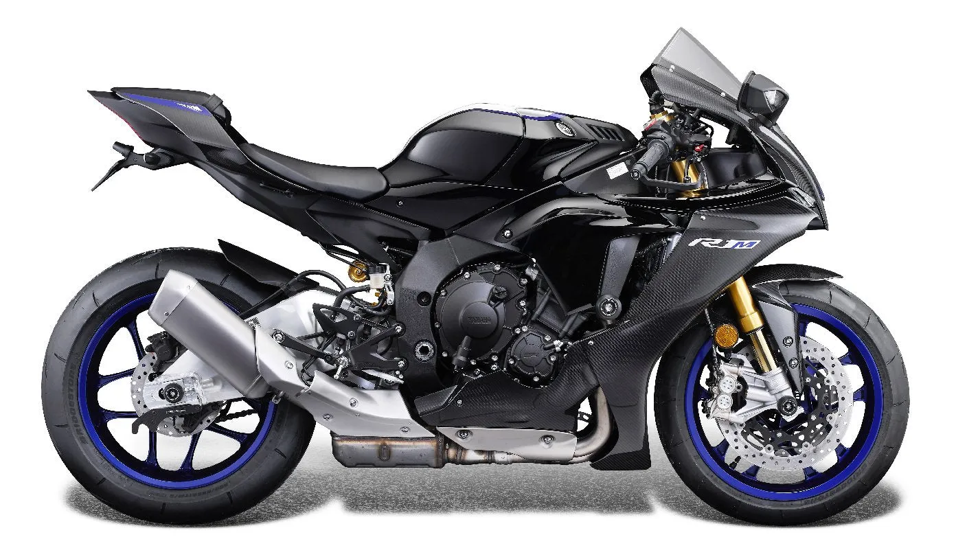 Evotech Carbon Fibre Paddock Stand Plates - Yamaha YZF-R1M (2020 )