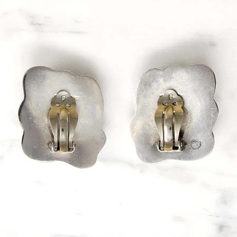 Exuberant Sterling Silver Leaf Earrings by Tiffany & Co.