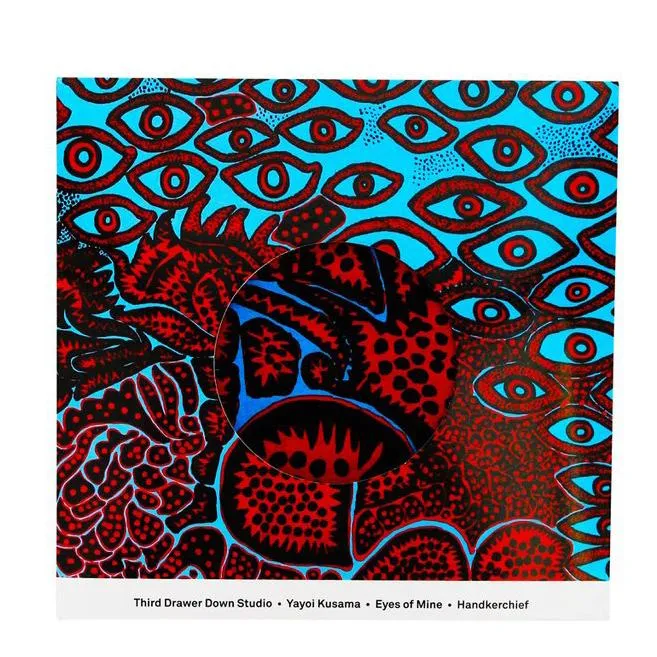 Eyes of Mine Handkerchief by Yayoi Kusama