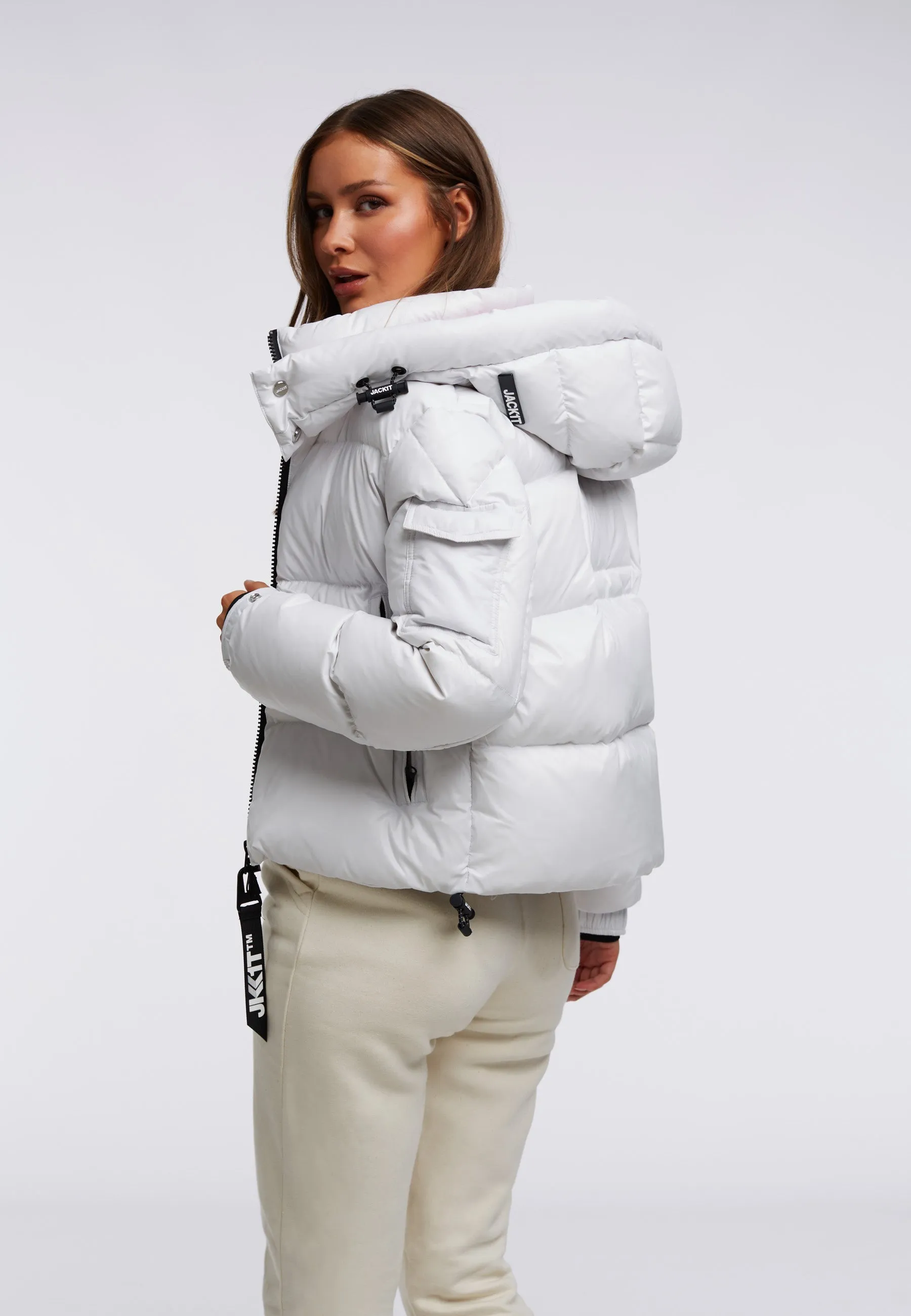 EZ Puffer Racer Hooded Jacket