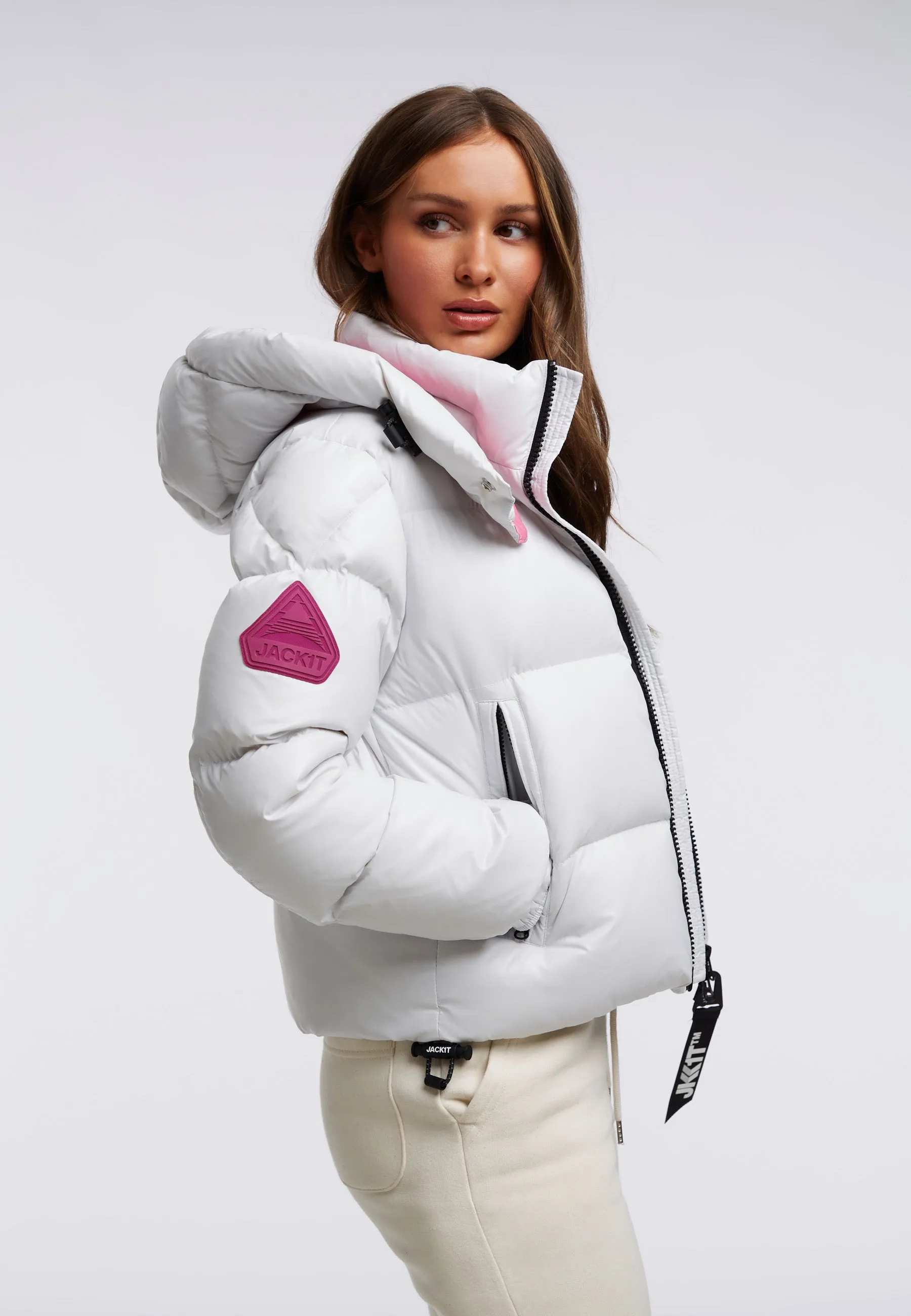 EZ Puffer Racer Hooded Jacket