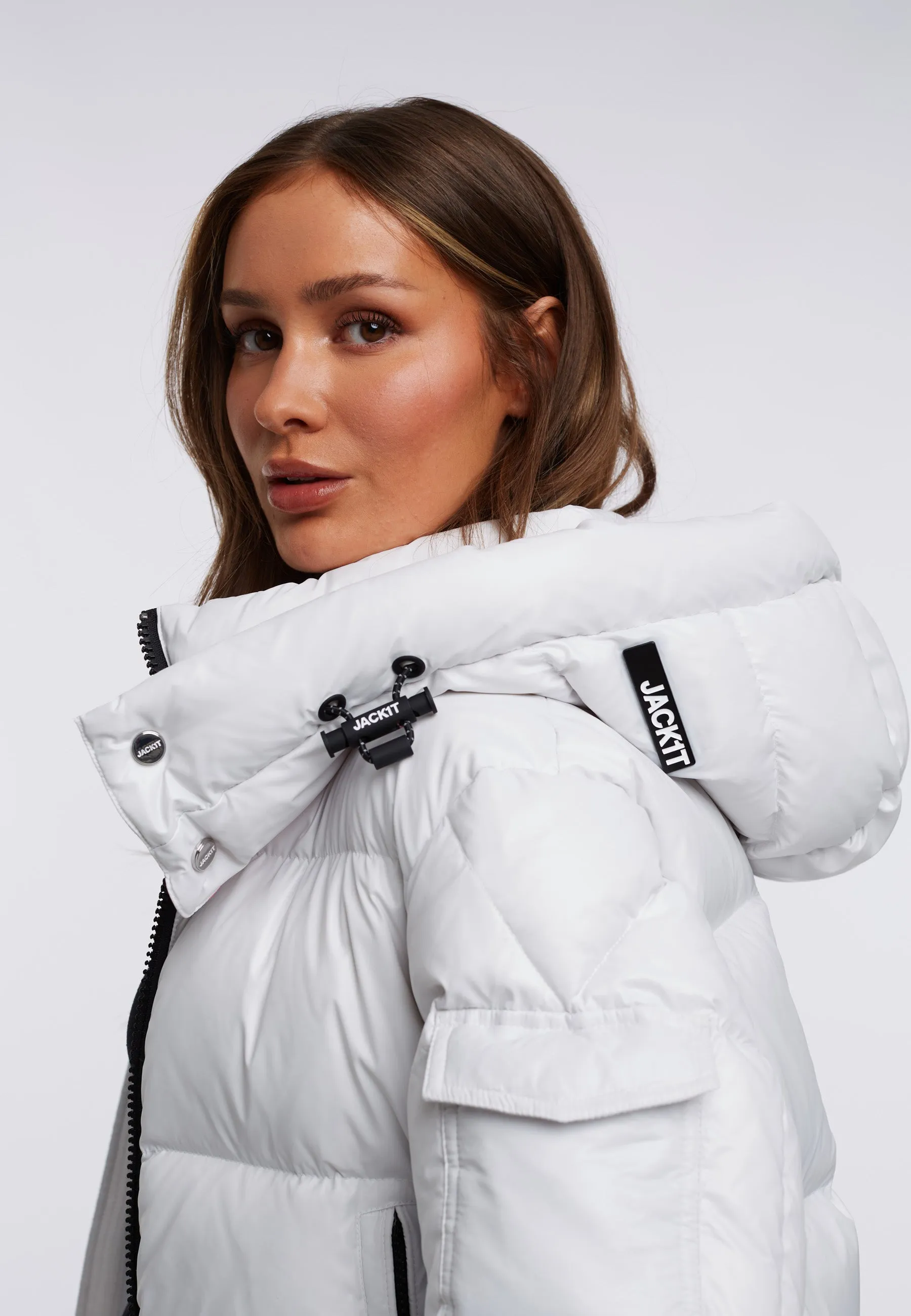 EZ Puffer Racer Hooded Jacket