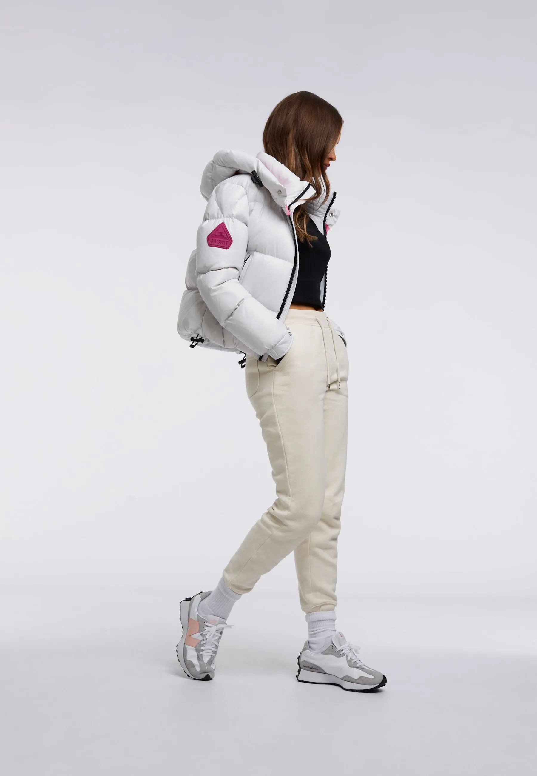 EZ Puffer Racer Hooded Jacket