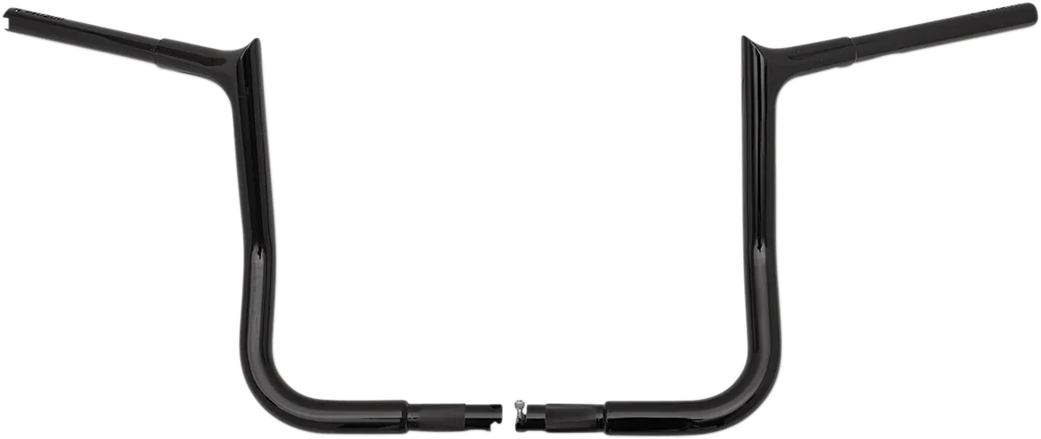 Fat Baggers, Inc. 909116-B 1-1/4in. EZ Install Handlebar Kit with Pointed Top Handlebars - Gloss Black