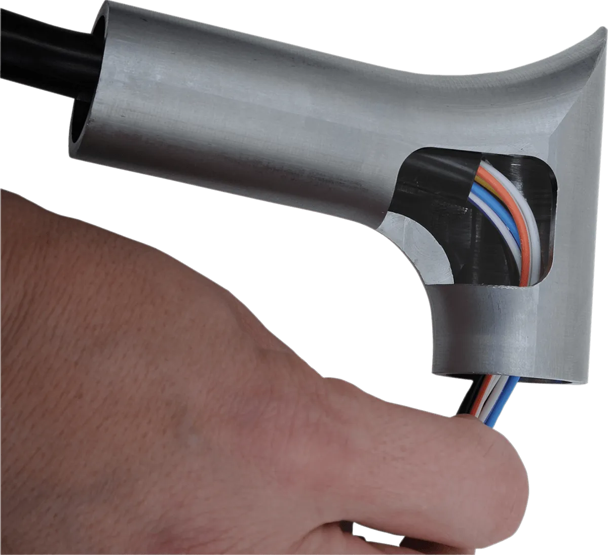 Fat Baggers, Inc. 909216 1-1/4in. EZ Install Handlebar Kit with Pointed Top Handlebars - Chrome
