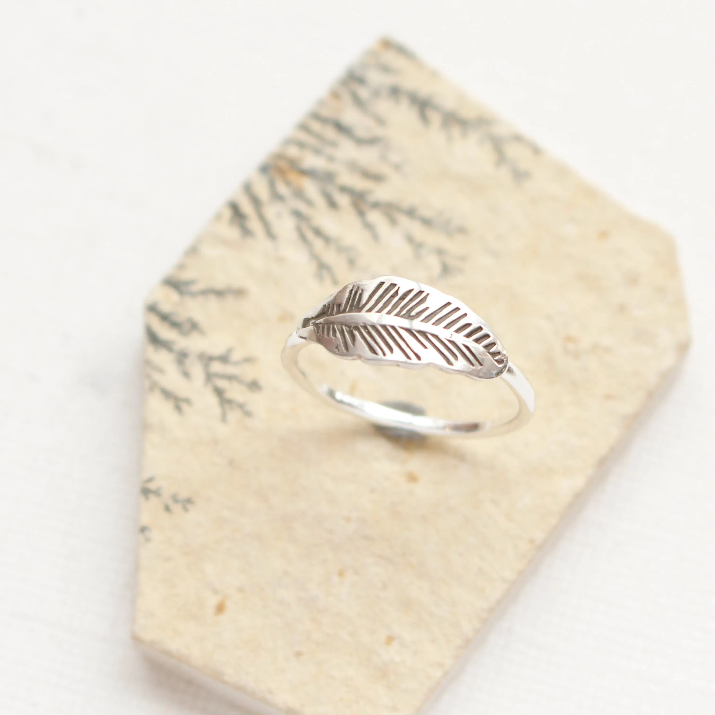 Feather Embrace Ring
