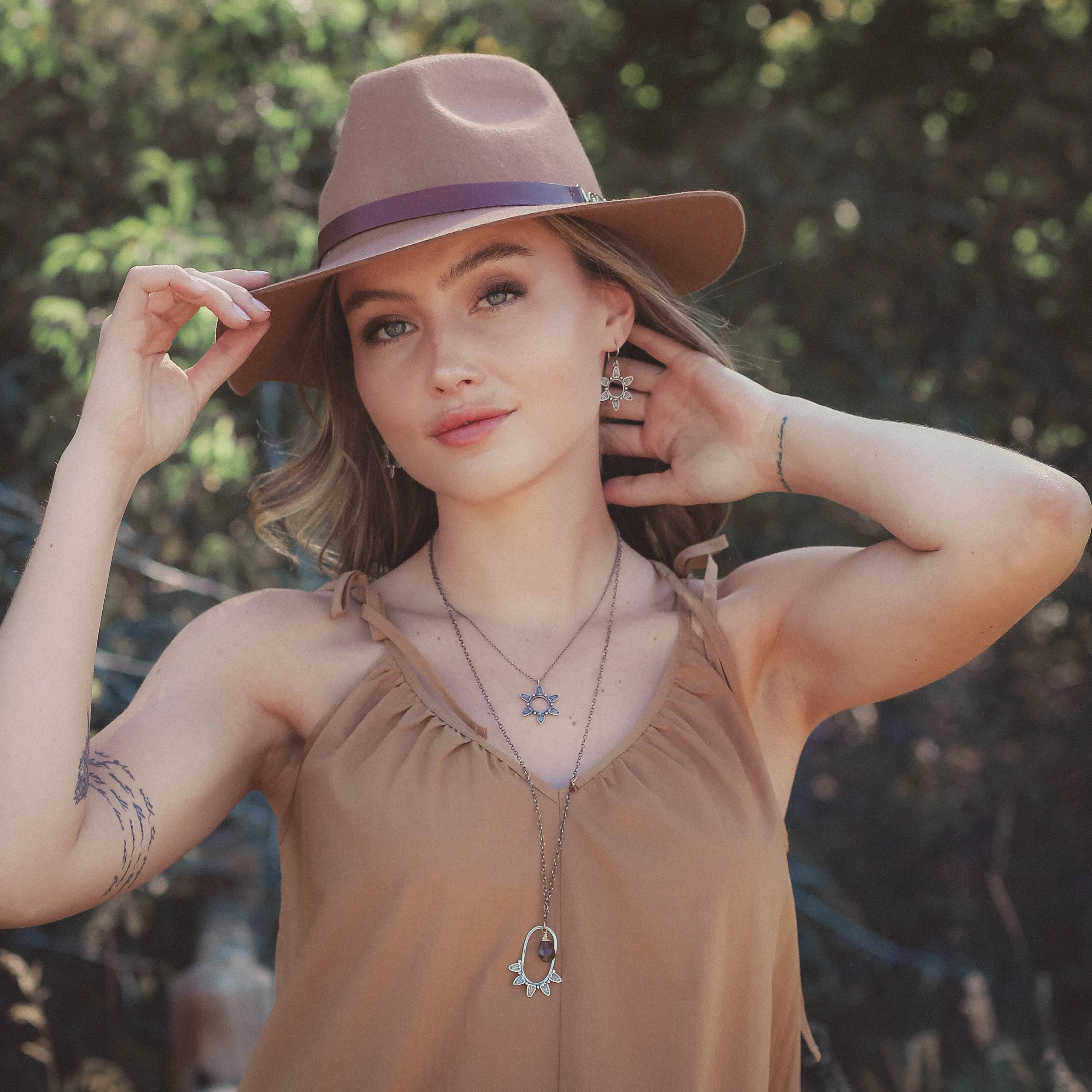 Feathered Sun Necklace