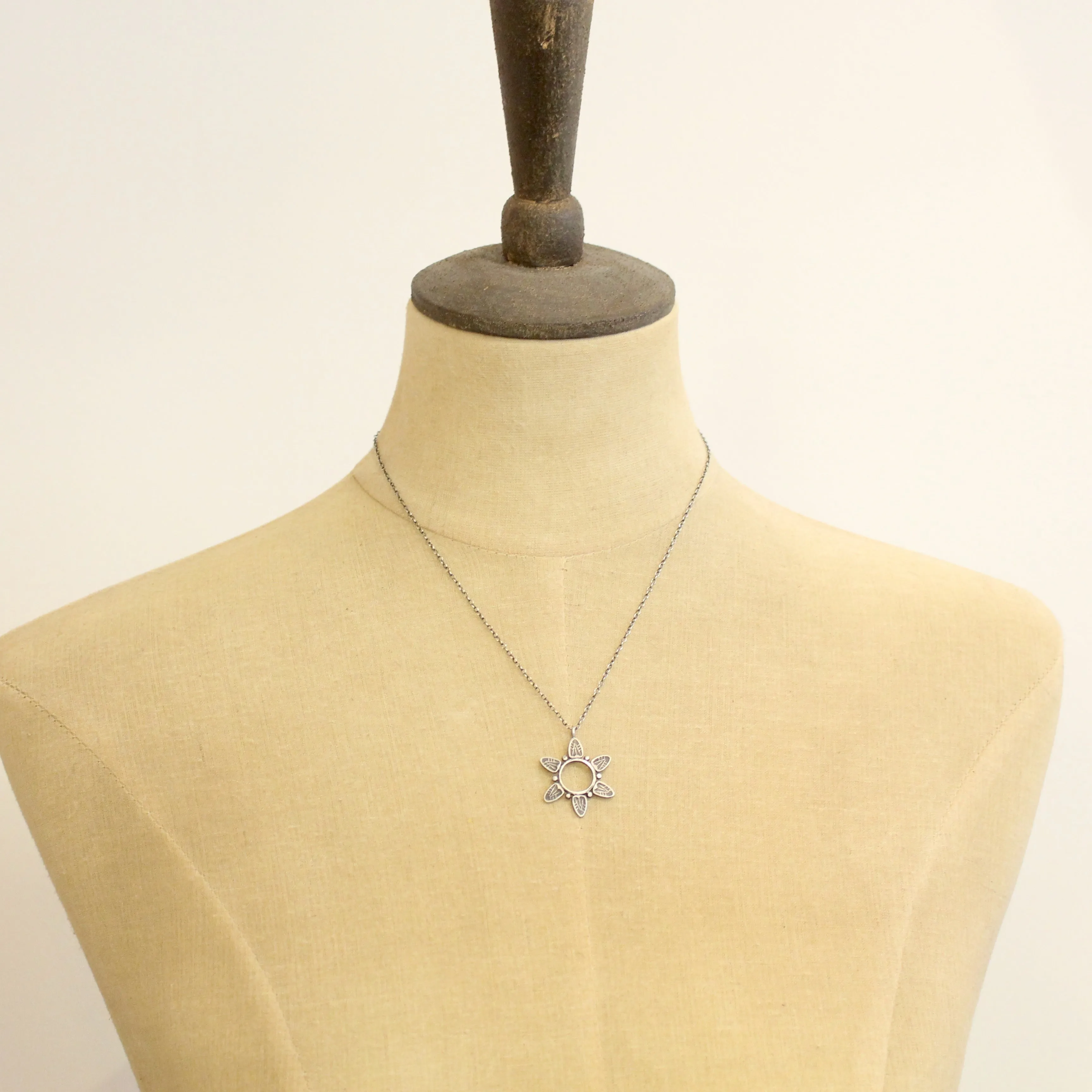 Feathered Sun Necklace