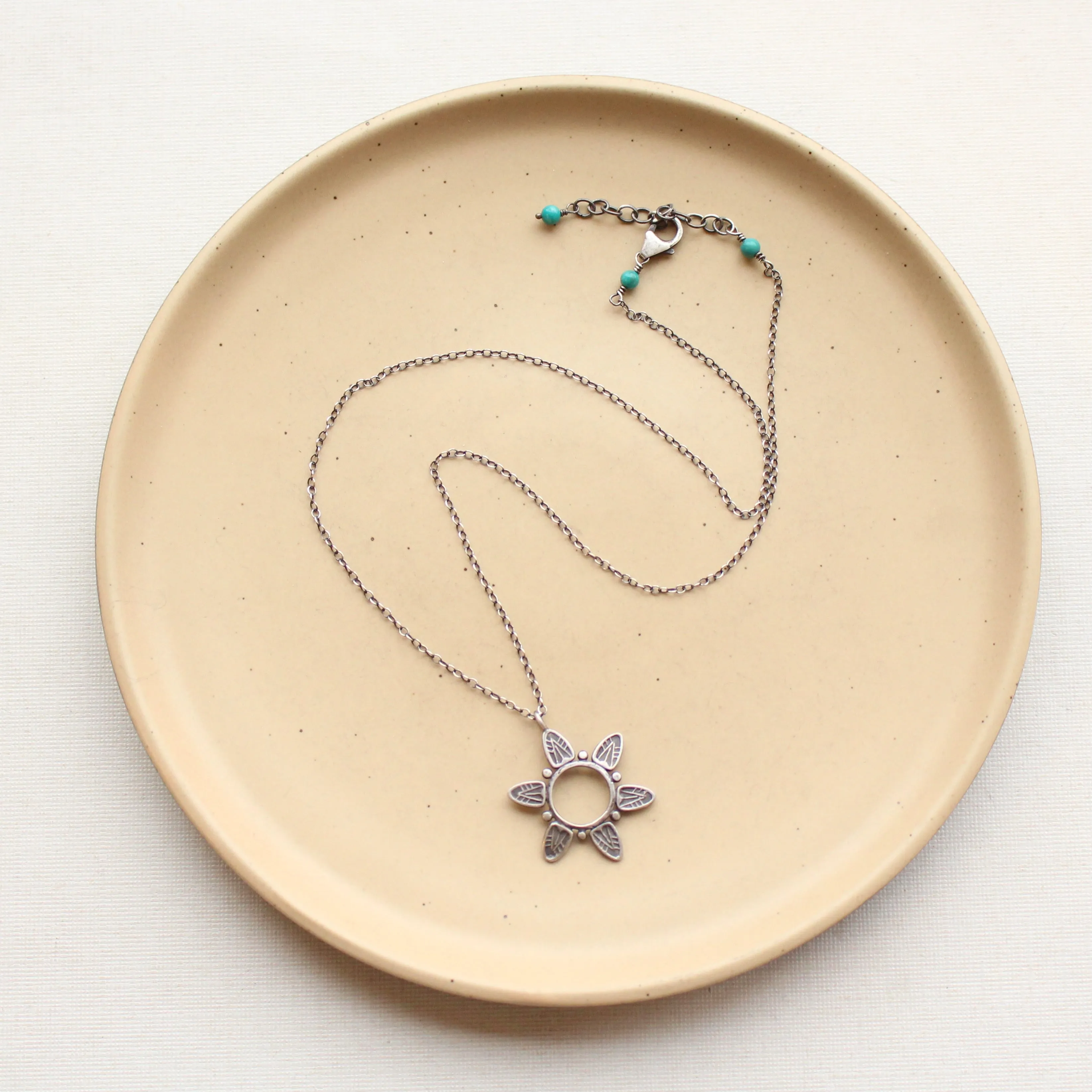 Feathered Sun Necklace