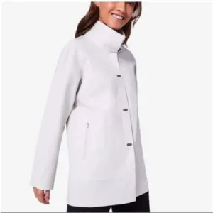 Figs Coro Profesional Lightweight Raincoat Cream Water Resistant Size S