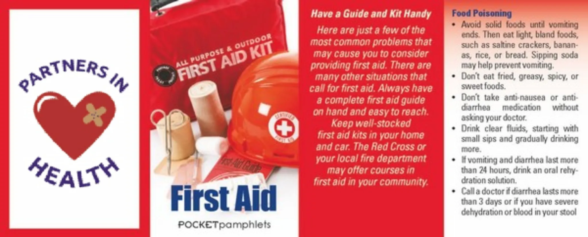 First Aid Pocket Pamphlet - #403773
