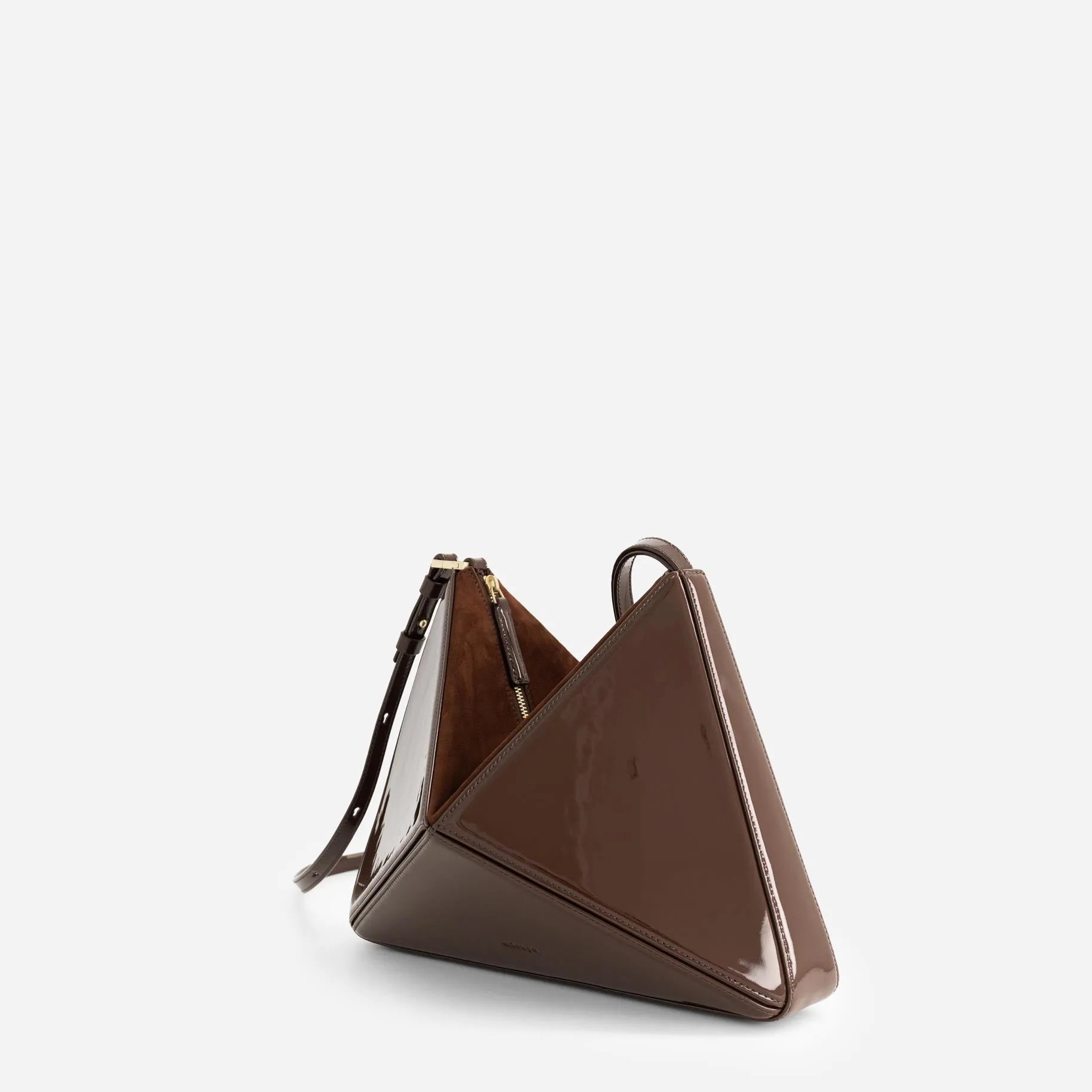 Flex Bag - Patent Brown