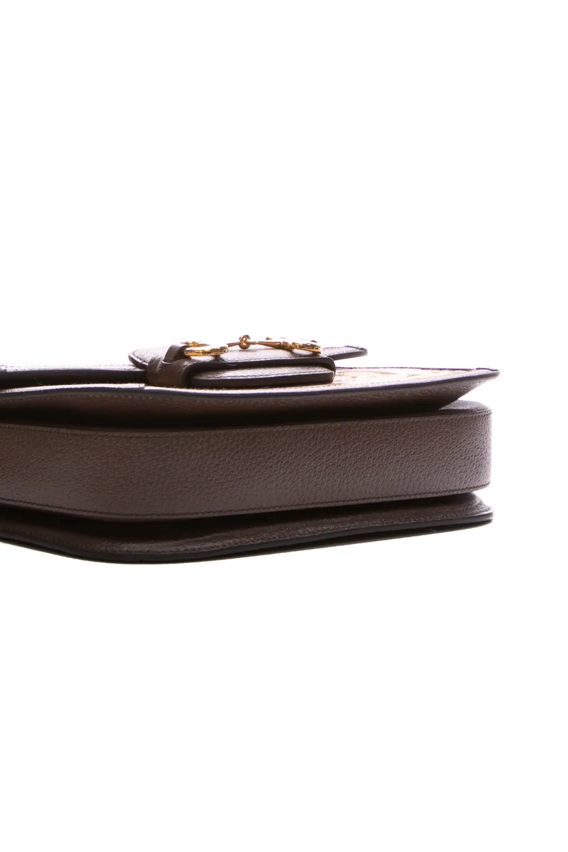 Floral 1955 Horsebit Shoulder Bag