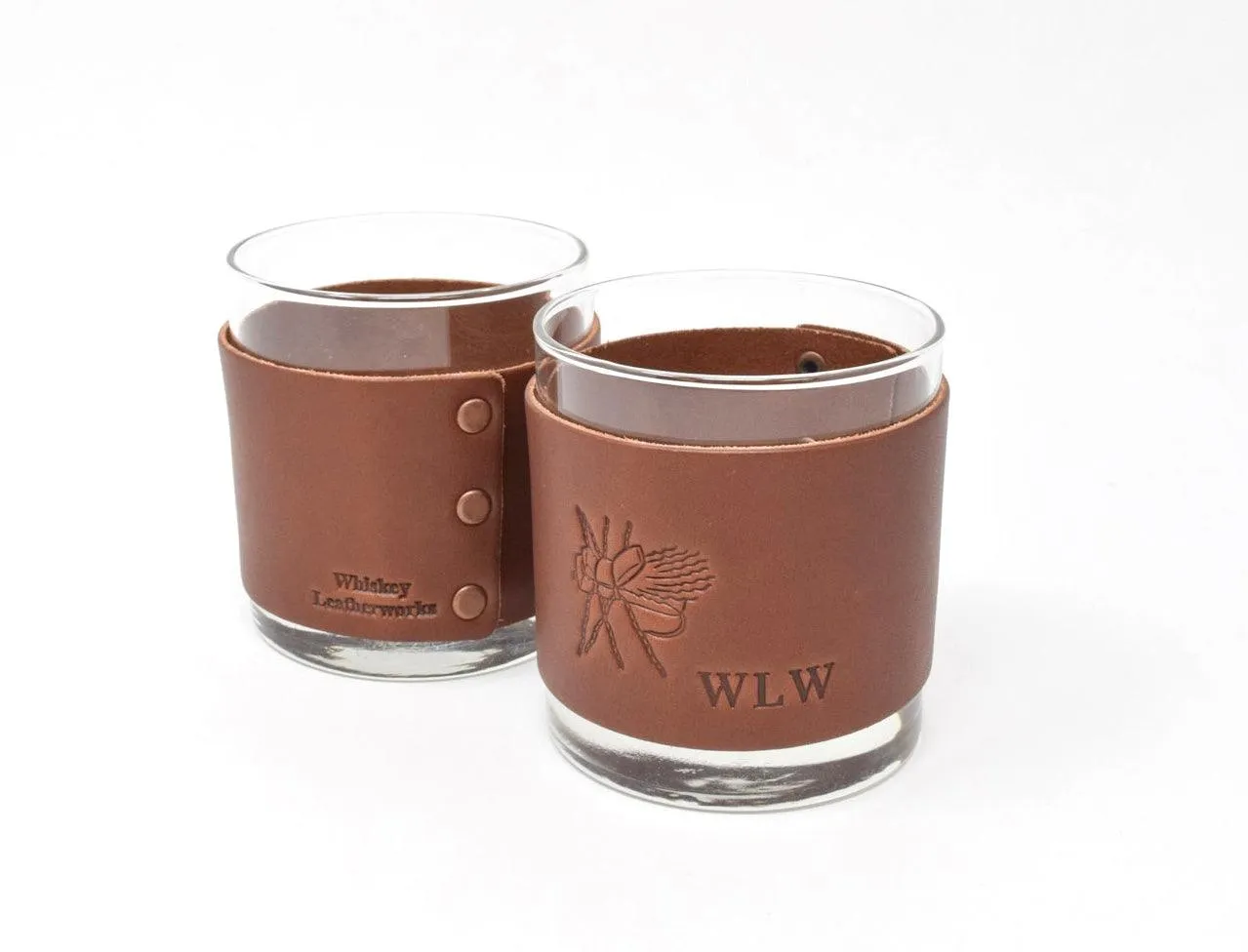 Fly Stamped Rocks Glasses