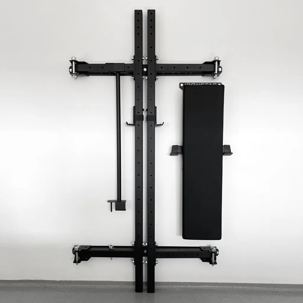 FOLD BACK FLAT BENCH WALL HANGER