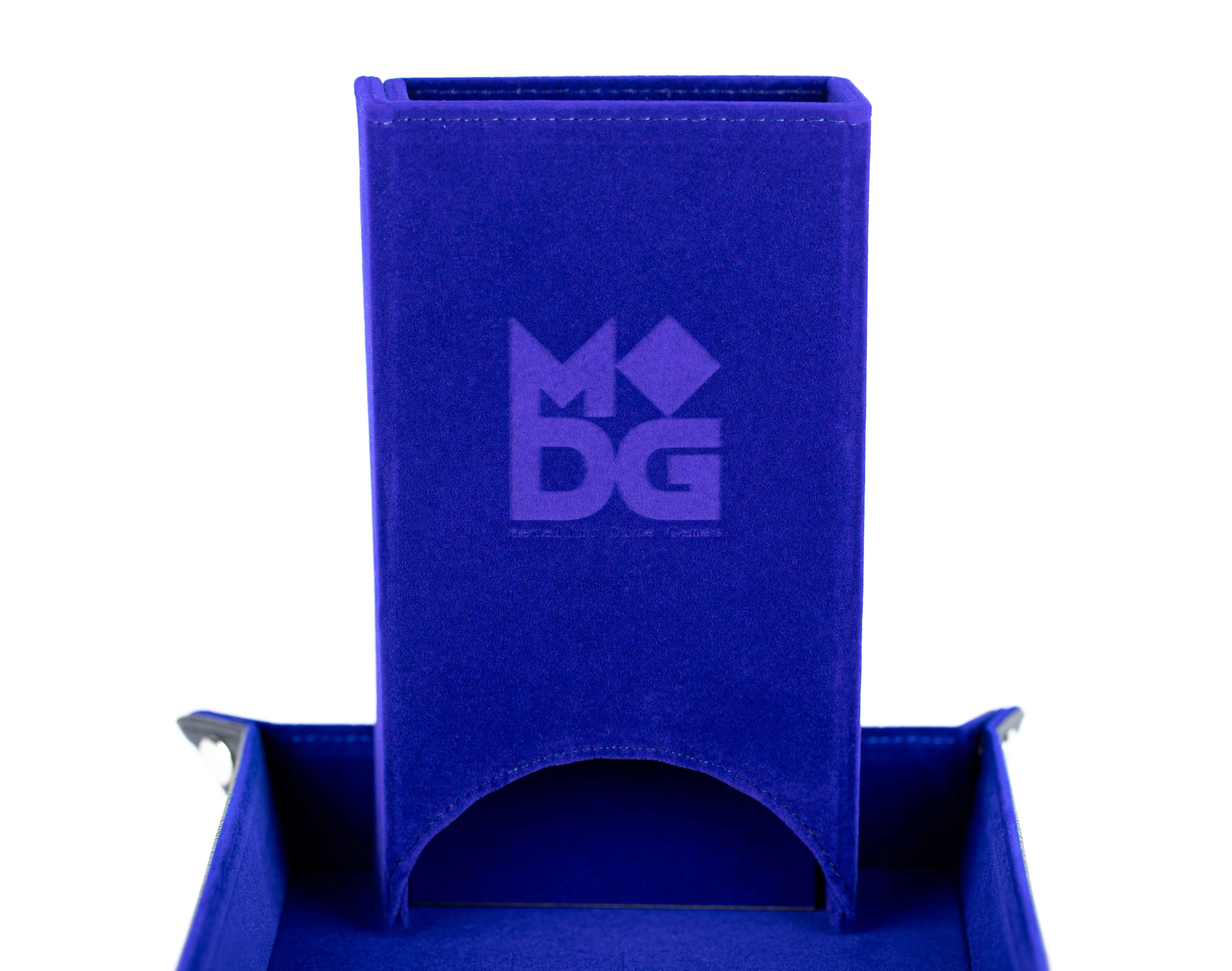 Fold Up Dice Tower - Blue