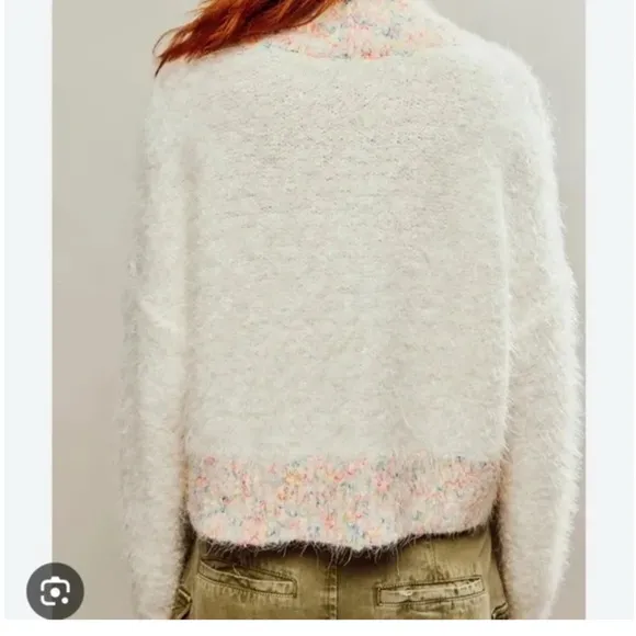 Free People Stardust pullover gardenia Size Medium