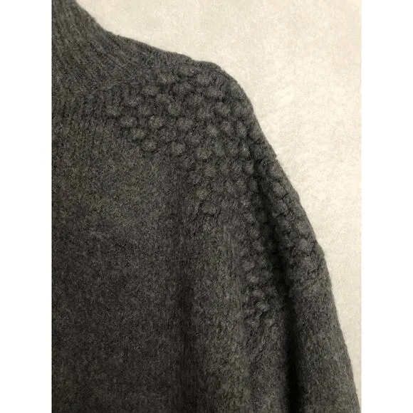 Free People Women's Size SP Bradley Pullover Charcoal Heather NEW