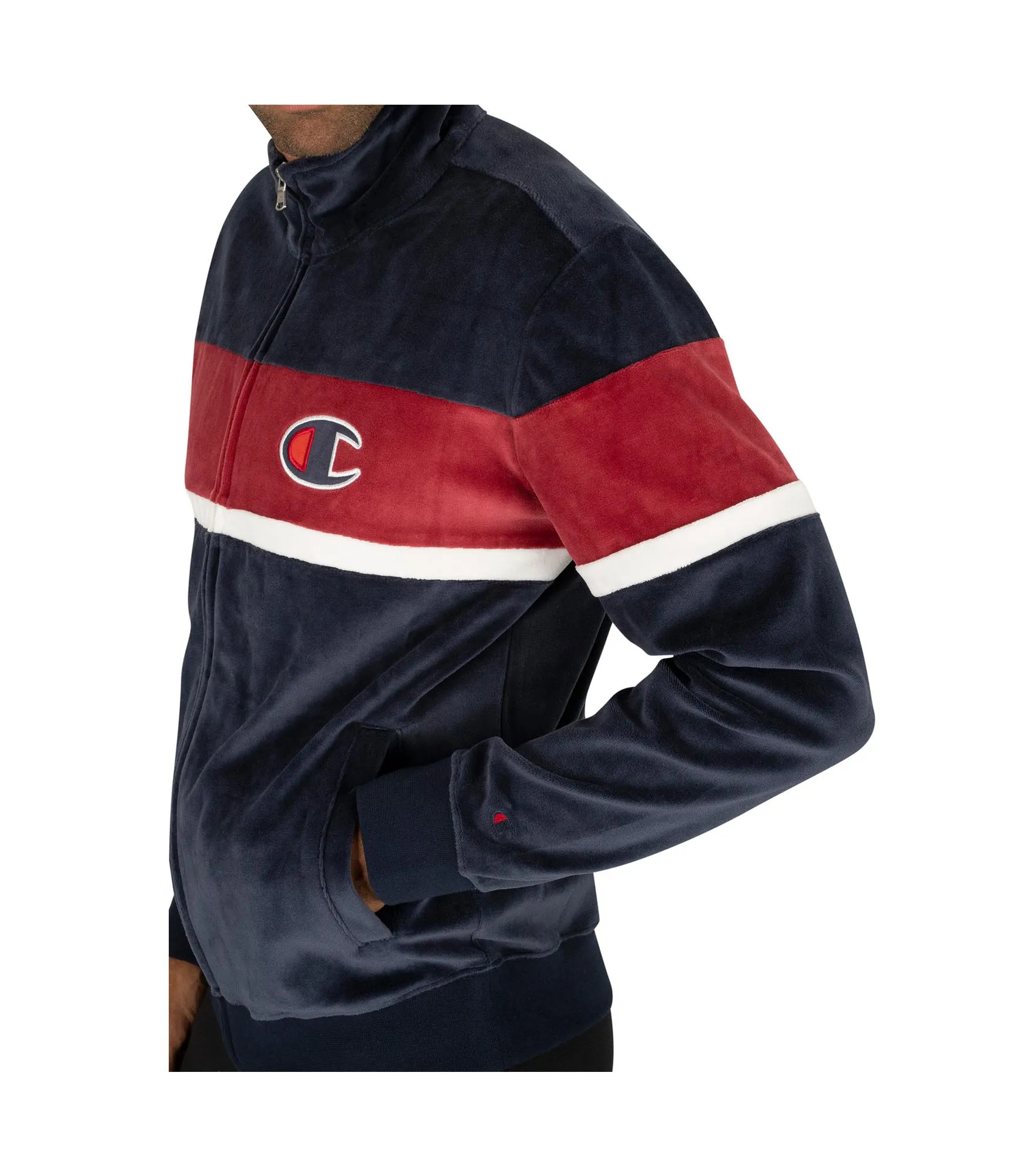 Full Zip Top - Nny/Trd/Wht