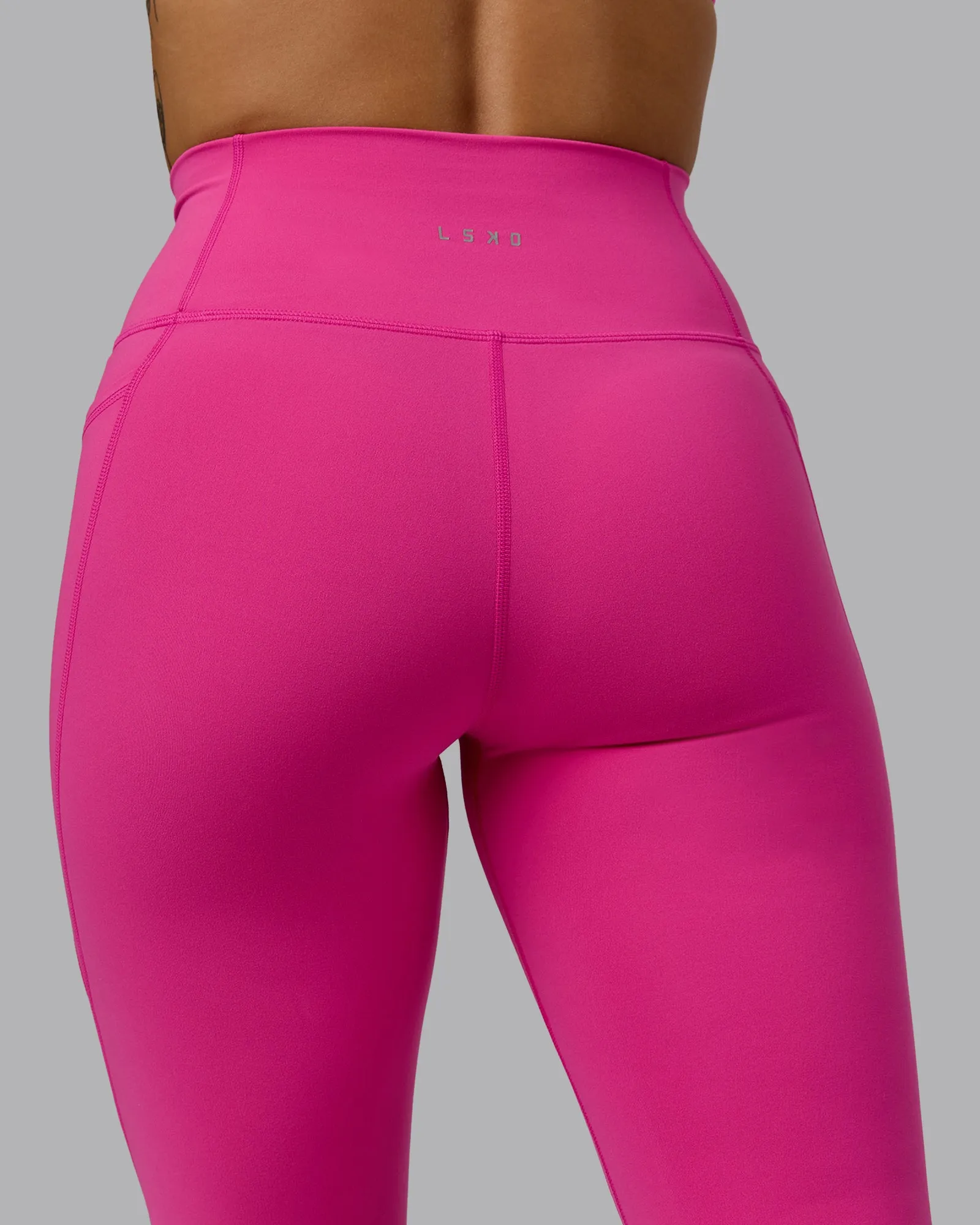 Fusion 3/4 Length Tights - Fuchsia Pink