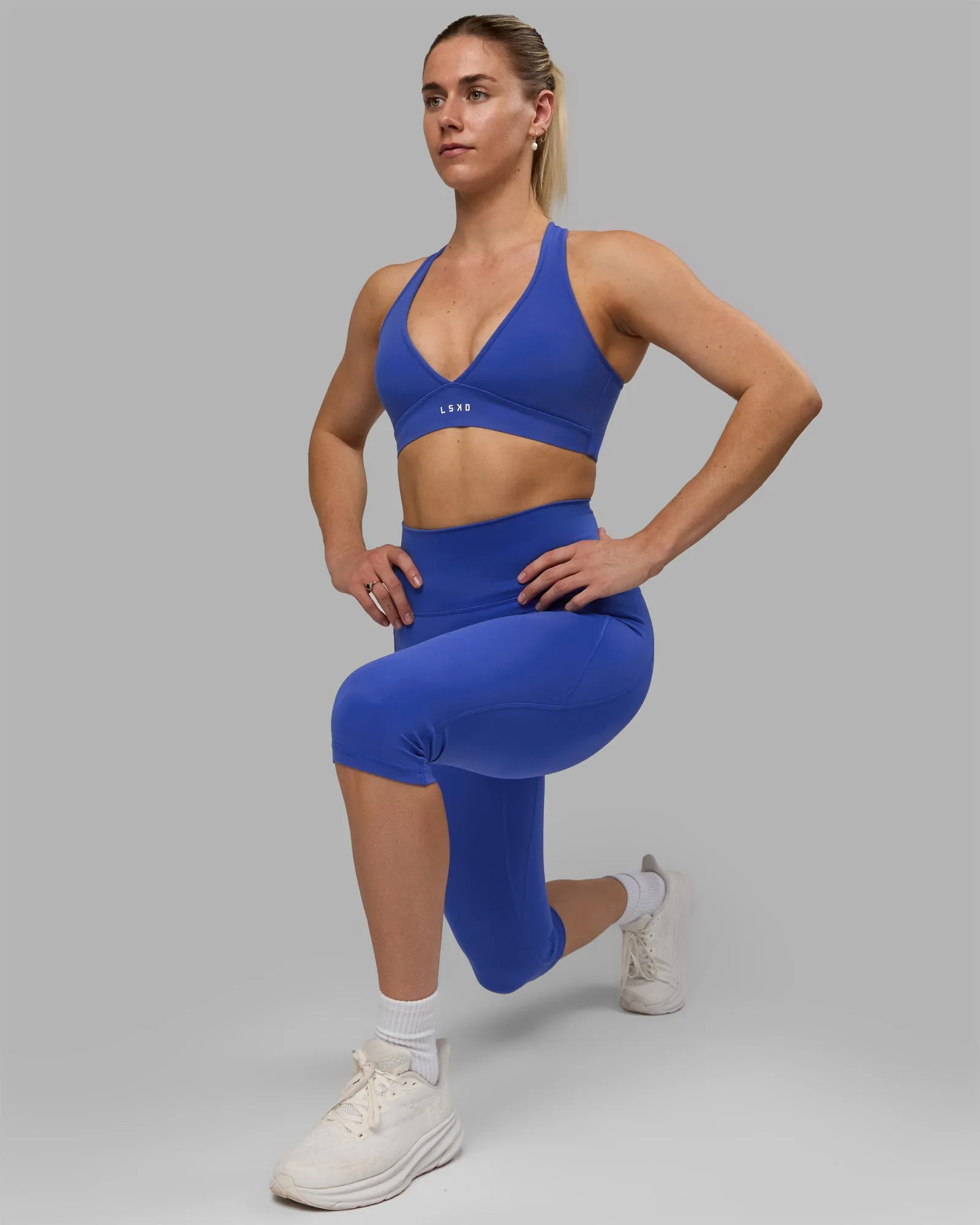 Fusion 3/4 Length Tights - Power Cobalt