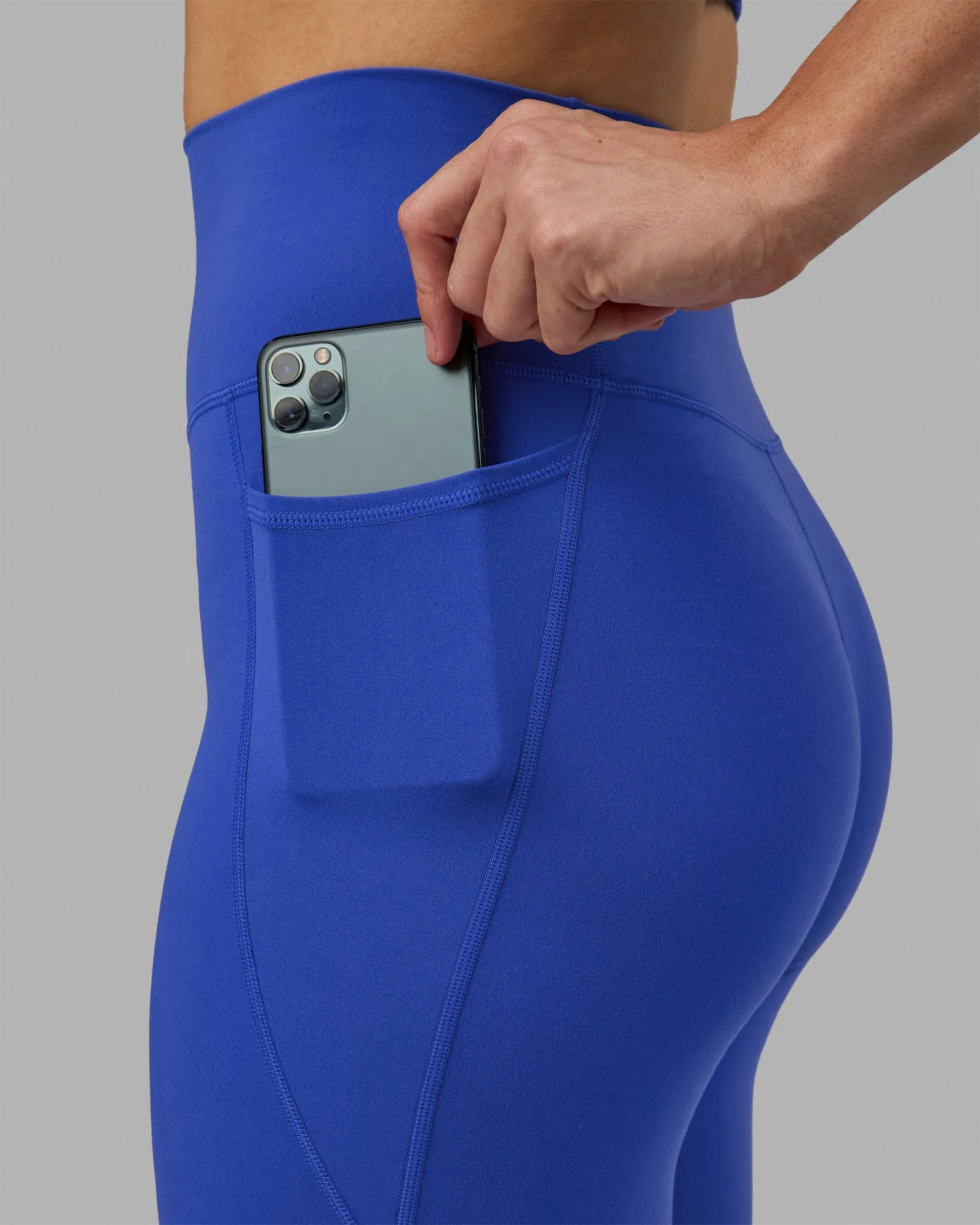 Fusion 3/4 Length Tights - Power Cobalt