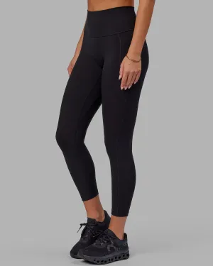 Fusion 7/8 Length Tights - Black-Black