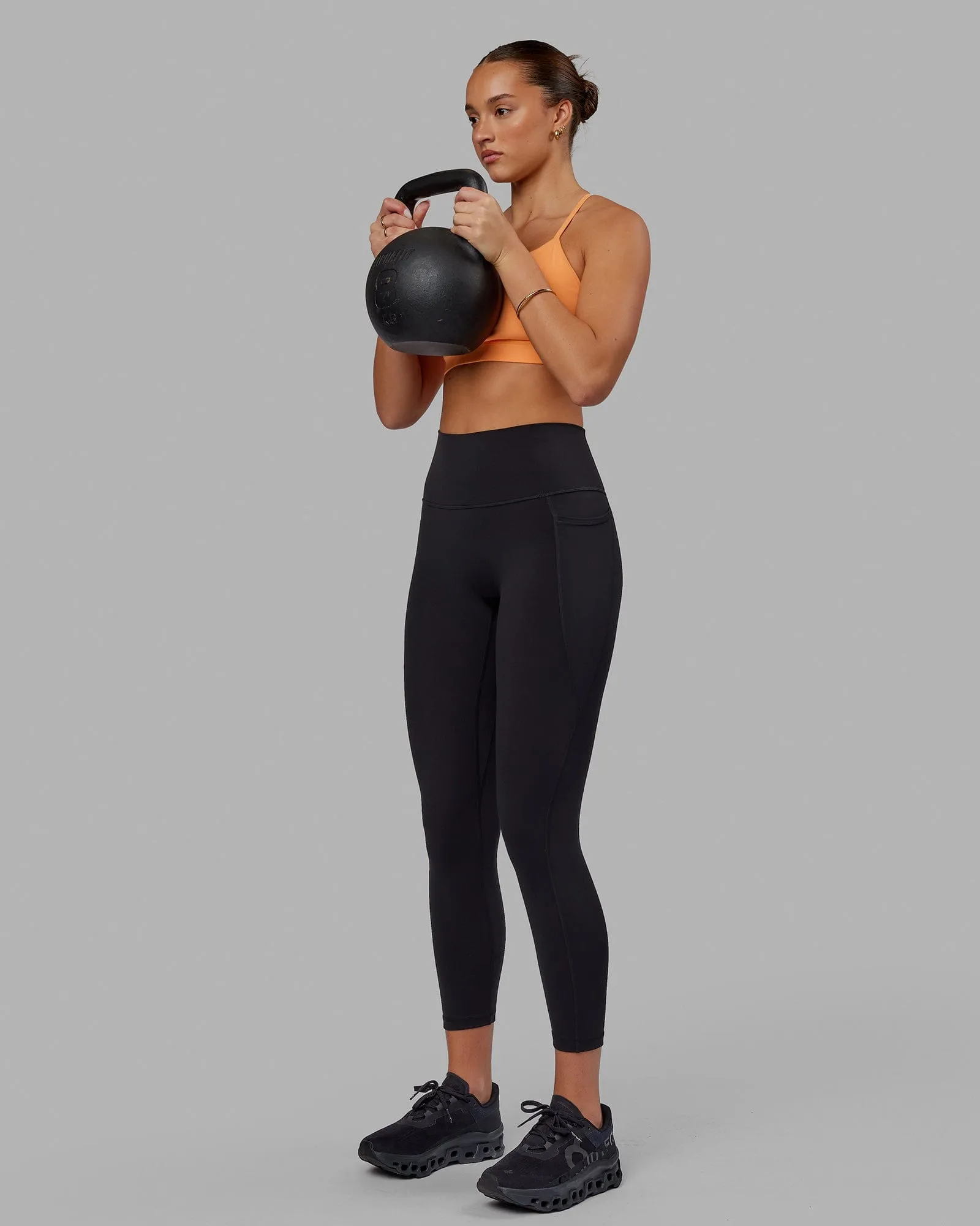 Fusion 7/8 Length Tights - Black-Black