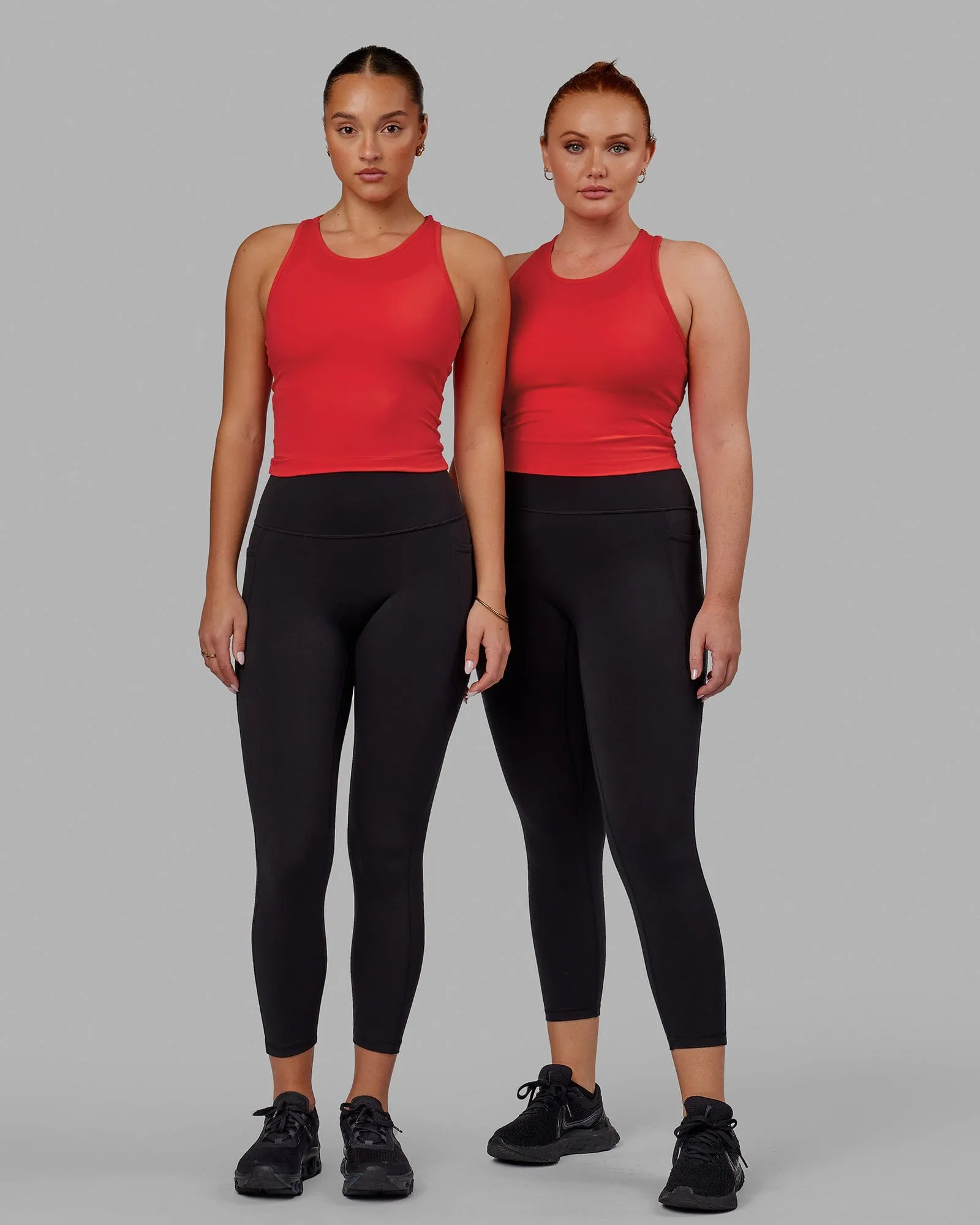 Fusion 7/8 Length Tights - Black-Black
