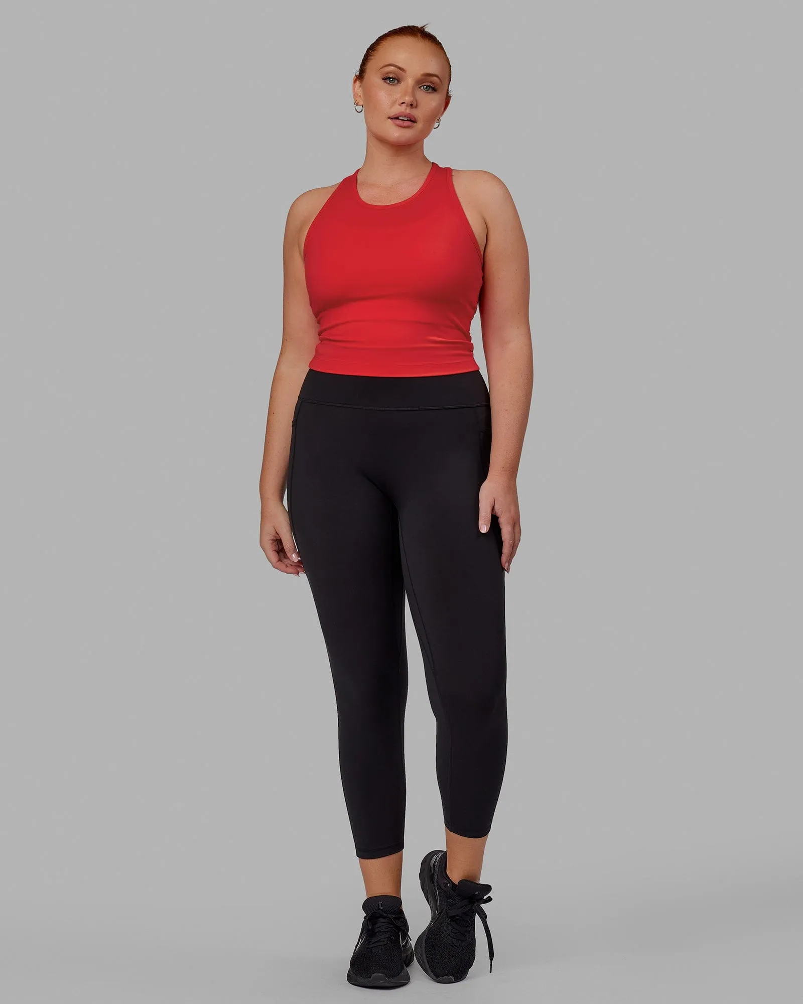 Fusion 7/8 Length Tights - Black-Black