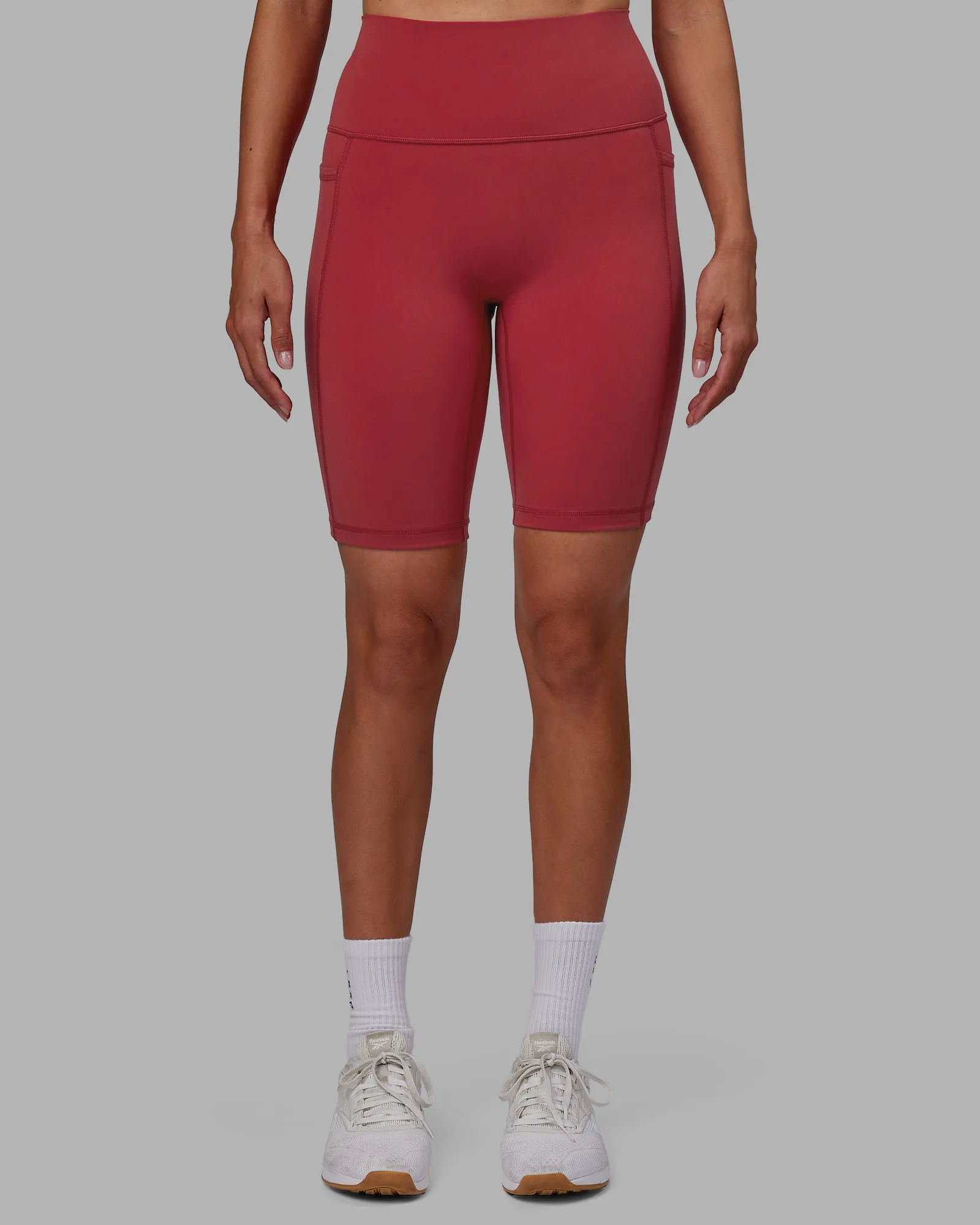 Fusion Bike Shorts with Pockets - Claret