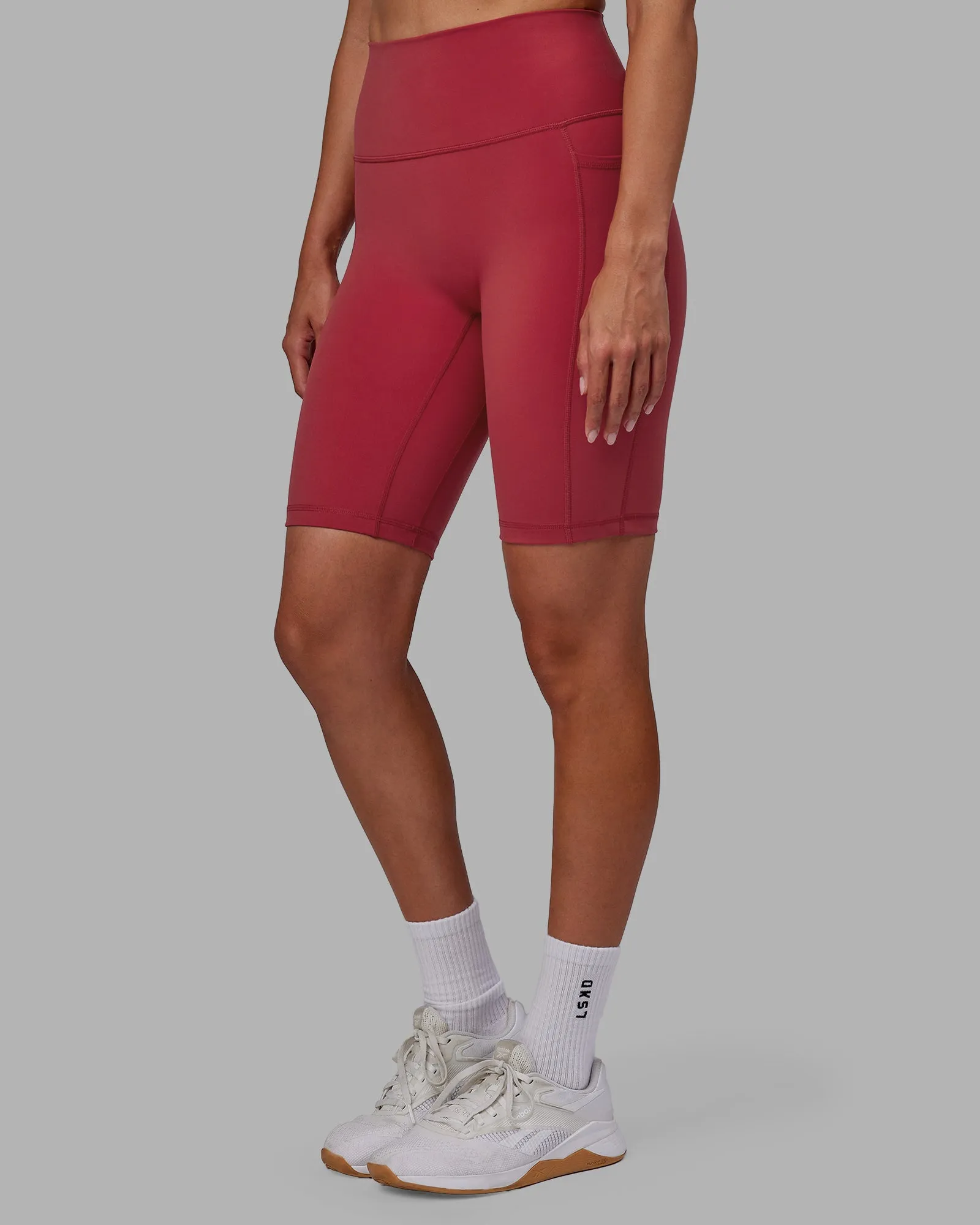 Fusion Bike Shorts with Pockets - Claret