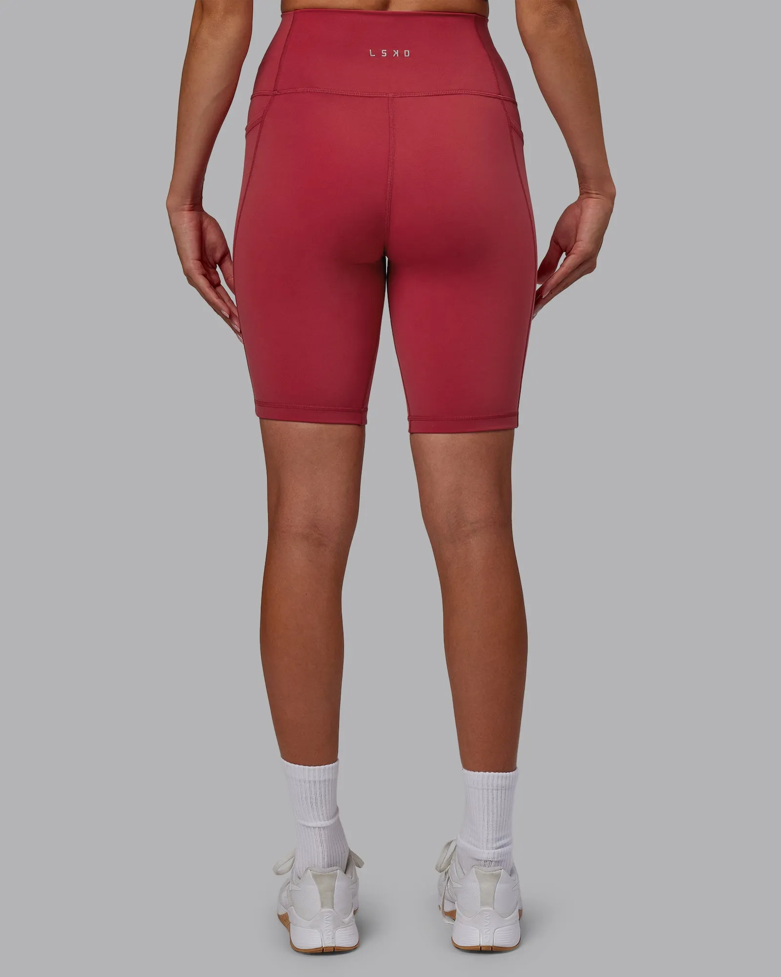 Fusion Bike Shorts with Pockets - Claret