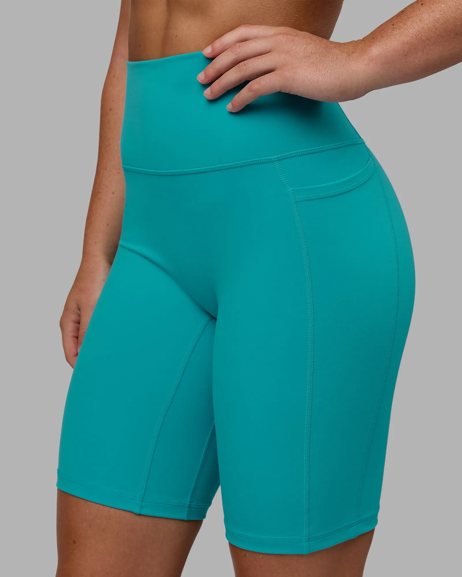 Fusion Bike Shorts with Pockets - Uplift Blue