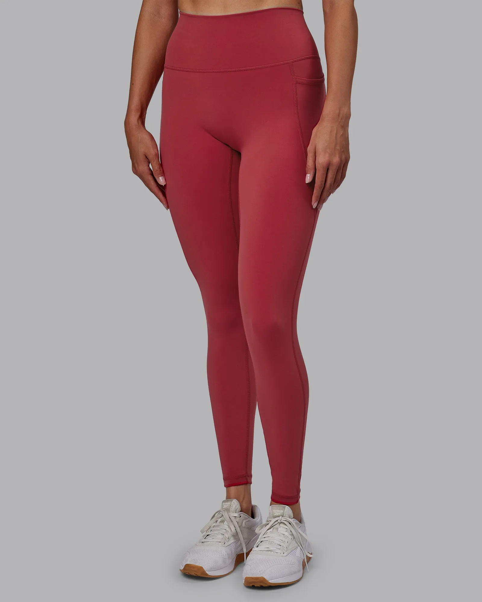 Fusion Full Length Tight with Pockets - Claret
