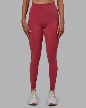 Fusion Full Length Tight with Pockets - Claret