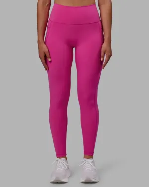 Fusion Full Length Tight with Pockets - Fuchsia Pink
