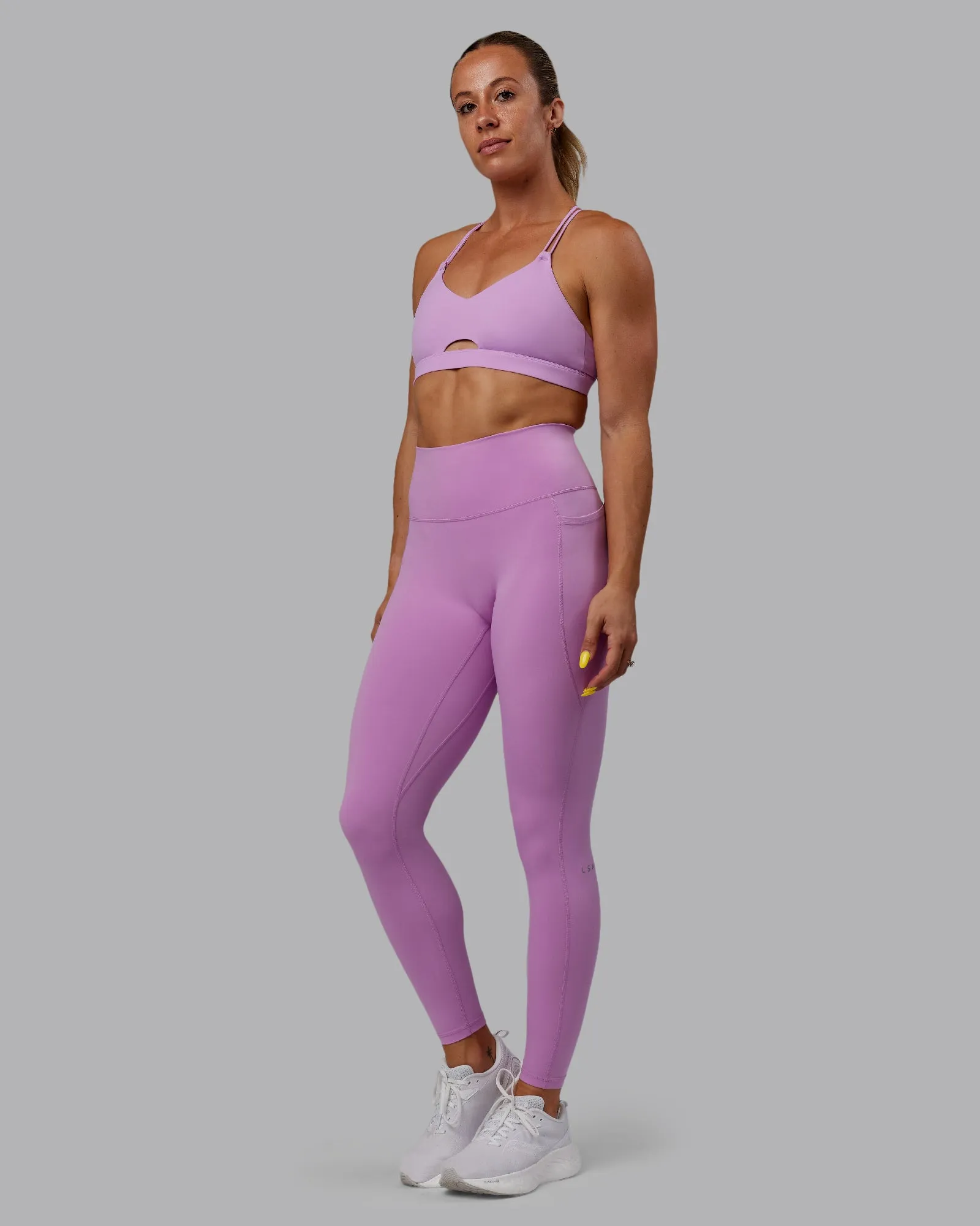 Fusion Full Length Tight with Pockets - Light Violet