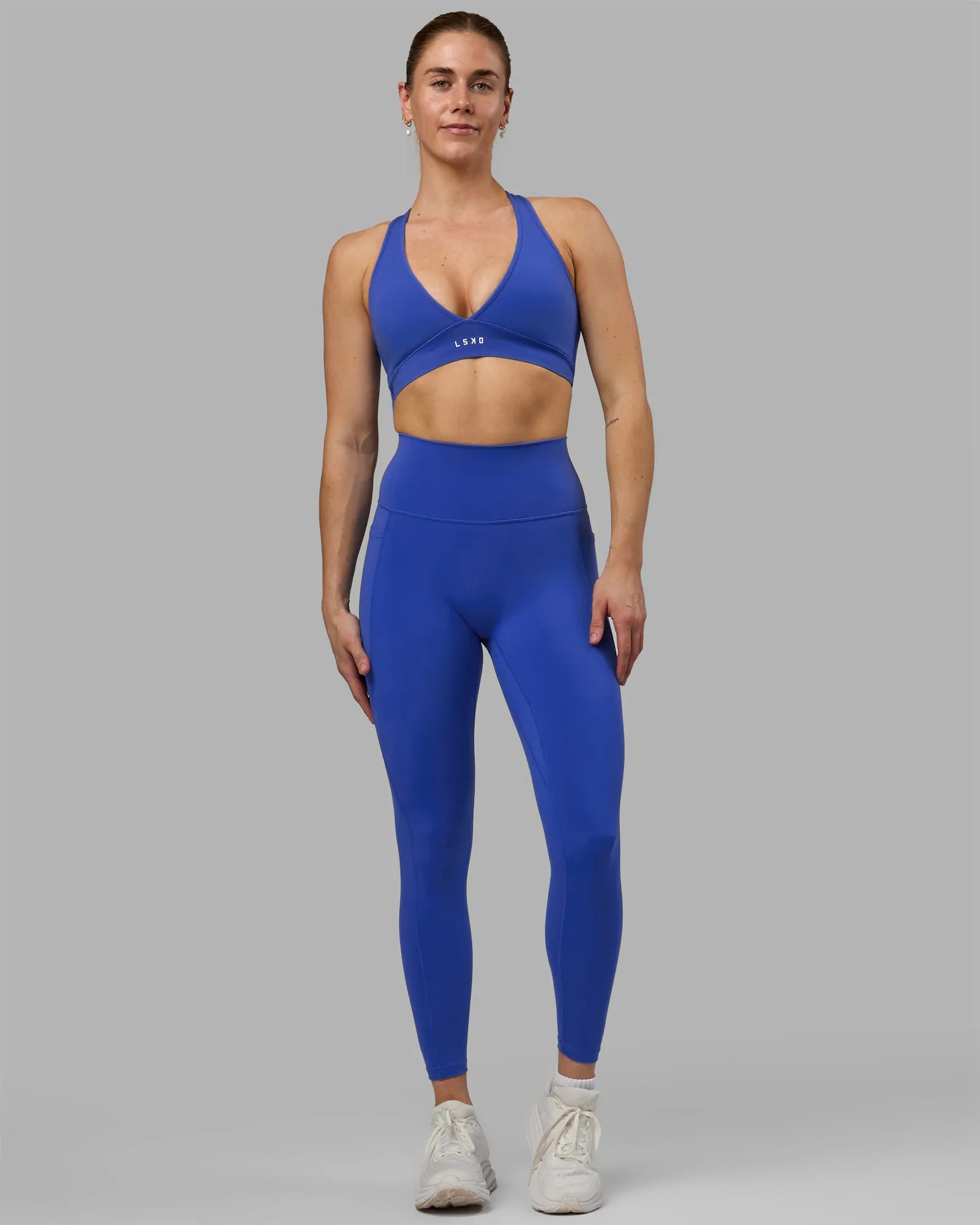 Fusion Full Length Tight with Pockets - Power Cobalt