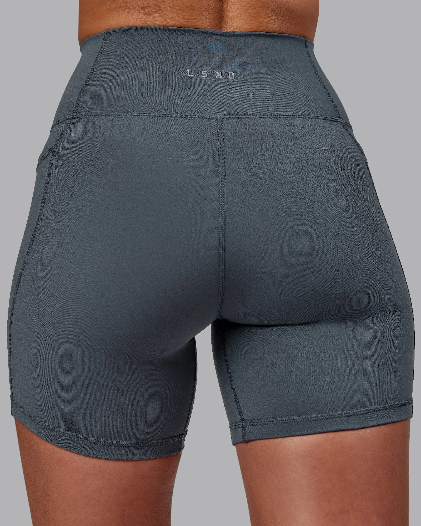 Fusion Mid Short Tights with Pockets - Turbulence