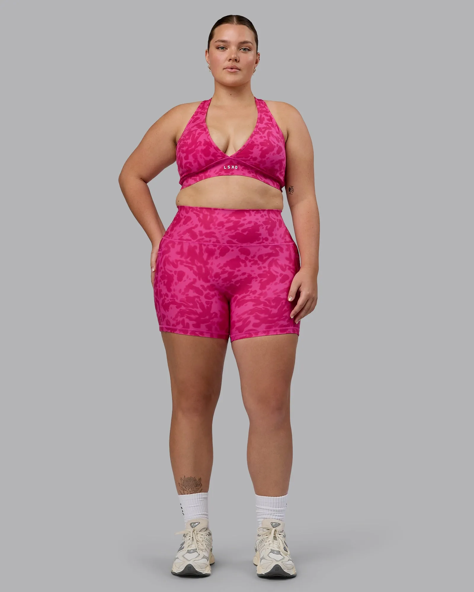 Fusion X-Short Tights - Strawberry-Lava Lamp