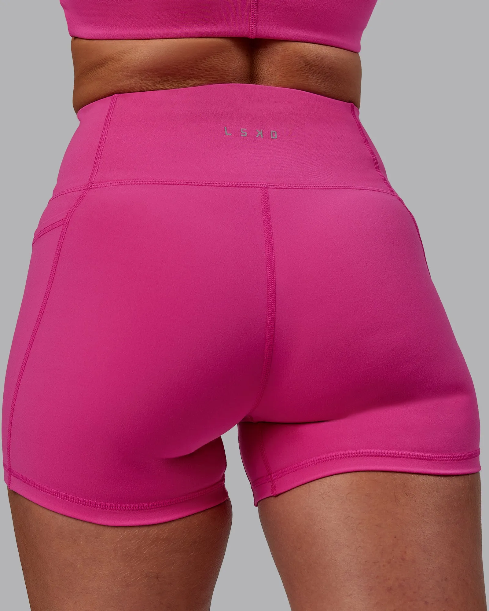 Fusion X-Short Tights with Pockets - Fuchsia Pink